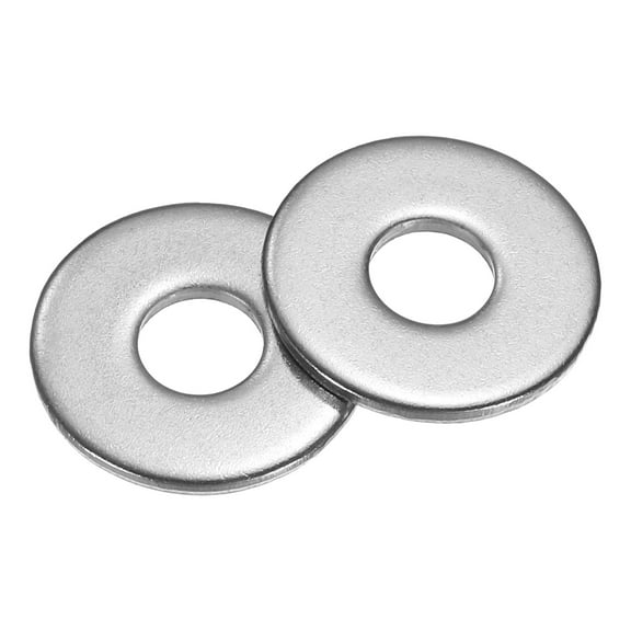 200Pack Fender Washers, M5 304 Stainless Steel Flat Washer 15mm OD 1.2mm Thick