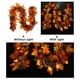 thumbnail image 4 of Wosthever Guirnalda de Hojas de arce artificiales realistas de PVC, versátil y de bajo mantenimiento, respetuosa con el medio ambiente, elegante Kits de decoración para fiestas sin luz, 4 of 6