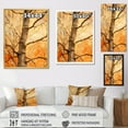 thumbnail image 4 of Designart "Collage Of Peach-Hued Sycamores I" Tree Sycamore Floater Framed Canvas Prints, 4 of 5