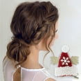 thumbnail image 2 of Unique Bargains 1 Pc Christmas Hair Clips Snowflake Wings Hairdo Clip for Christmas 3.54"x2.36" Red White, 2 of 6