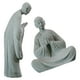thumbnail image 5 of 2pcs Monk Figurine Estatua de monje en miniatura para la escultura de monje del paisaje Ornamento, 5 of 6
