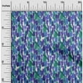 thumbnail image 2 of oneOone Georgette Viscose Medium Blue Fabric Abstract Watercolor Texture Quilting Supplies Print Sewing Fabric By The Yard 42 Inch Wide, 2 of 5