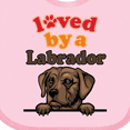 thumbnail image 4 of Inktastic Labrador Retriever Dog Boys or Girls Baby Bib, 4 of 4