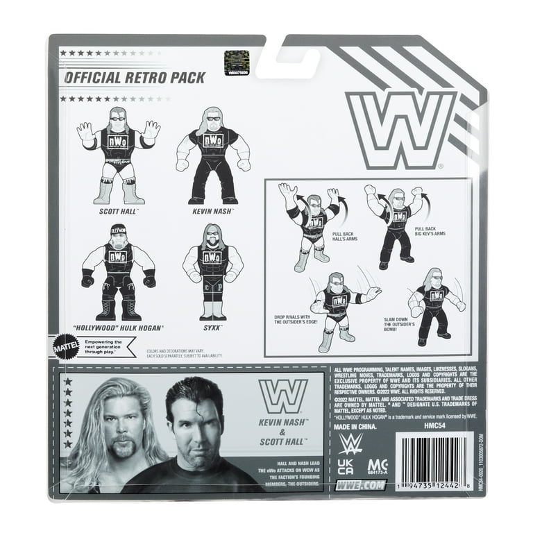 (Retro 2-Pack) Outsiders (Scott Hall & Kevin Nash) - NWO Ringside Exclusive  Mattel WWE Toy Wrestling Action Figures