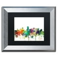 thumbnail image 2 of Trademark Fine Art "Portland Oregon Skyline SP" Canvas Art by Marlene Watson, Black Matte, Silver Frame, 2 of 4