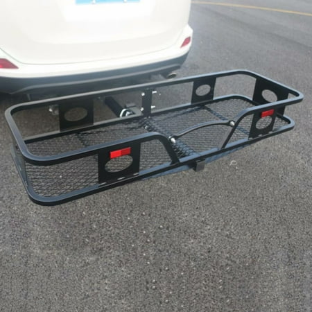 Folding Hitch - Hitch Mounted Folding Cargo Carrier Black