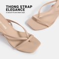 thumbnail image 3 of Sandalia DREAM PAIRS Sylvestra con tiras y cordones nude talla 9, 3 of 8