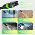 thumbnail image 2 of 4000 PSI Electric Pressure Washer Max 2.6 GPM Power Washer with Adjustable Nozzle 0-120°,Foam Cannon 35FT Power Cord 20FT Hose for Car Garden Yard Hom, 2 of 7
