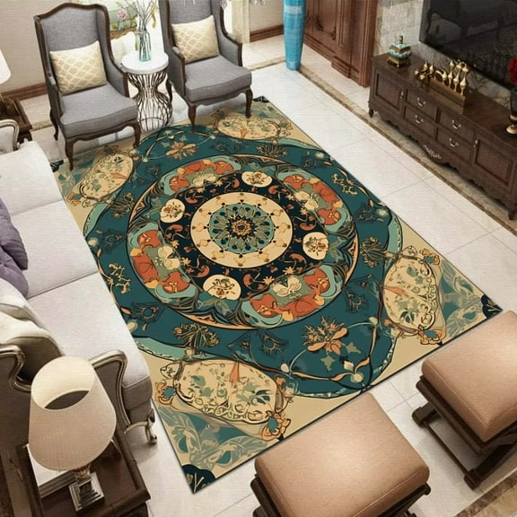 Retro-nation Carpets for Living Room 160x230 Home Decor Washable Non-slip Rugs Bedroom Large Area Floor Mats Room Decor Luxury