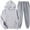 Gray, variant on aidice Womens Sweatsuits Lightweight Fleece Lined Sweatshirt Hoodie with Joggers Sweatpants 2 Piece Tracksuits
