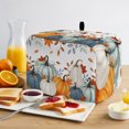 thumbnail image 2 of Pumpkins Fall Toaster Cover 4 Slice, Thanksgiving Eucalyptus Leaves Farmhouse Dustproof Bakeware Oven Protector with Top Hook, Waterproof Small Kitchen Appliance Toasters Dust Cover, 12"x11"x8", 2 of 6