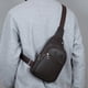 thumbnail image 5 of Crossbody Bag Men's Watertight Material Chest Bag Multifunctional Sports Outdoor Leisure Shoulder Backpack Messenger Bag, 5 of 7