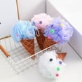 thumbnail image 2 of TopLLC Bath Loofah Sponge, Cute Ice Cream Design Body Scrubber with Hanging Rope, Flexible Fine Mesh Exfoliating Shower Pouf Deep Cleaning Body Wash Puff Bathing Accessories for Kid Men and Women, 2 of 9