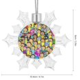 thumbnail image 2 of Rick And Morty Snowflake Pendant Christmas Party Decorations Snowflake Ornaments for Winter Christmas Tree Window Decor, 2 of 6