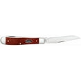 thumbnail image 4 of Case Knives Dark Red Burlap Micarta - Sm Trapper, 4 of 4