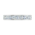 thumbnail image 3 of 1 Carat Diamond Wedding Band Ring in 14K White Gold (Ring Size 6.5) (SI1-SI2 Clarity), 3 of 4