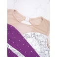 thumbnail image 4 of Zaldita Kids Girls Shiny Rhinestone Sleeveless Figure Ice Roller Skating Dress Gymnastic Tutu Skirted Purple 10, 4 of 7