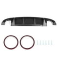 thumbnail image 2 of Rear Lip Diffuser, Rear Bumper Lip Car Bumper Canards Rear Bumper Lip, Black Diffuser Bumper Diffuser For Auto Repair Shop Car Maintenance Auto Parts Car Parts, 2 of 8