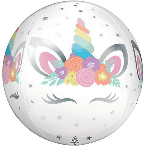 Unicorn Orbz Balloon 16"