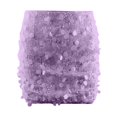 thumbnail image 4 of Women's Skirts Reflective Sequin Bodycon Skirtcomfortable Club Party Nightout Mini Skirt Purple M, 4 of 5