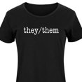 thumbnail image 3 of Instant Message - They Them Pronouns - LGBT Pride - Women's Casual Summer Any Way Dress, 3 of 7