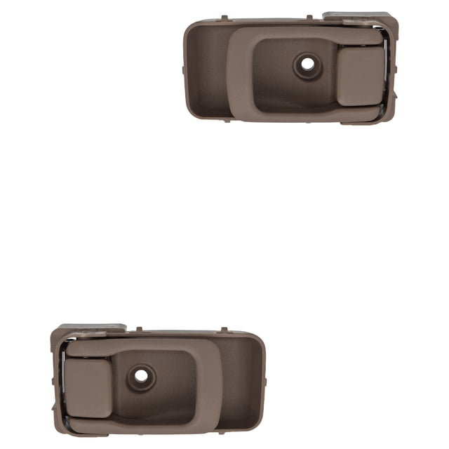 Par de Manijas de Puerta Interior HUSHAN para Nissan Xterra 2000 2001 Delanteras/Traseras Color Café