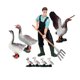 thumbnail image 4 of Juguete de Figuras de Animales de Simulación con Trabajador Sunnimix Figura de acción de granjero juguete, 4 of 6