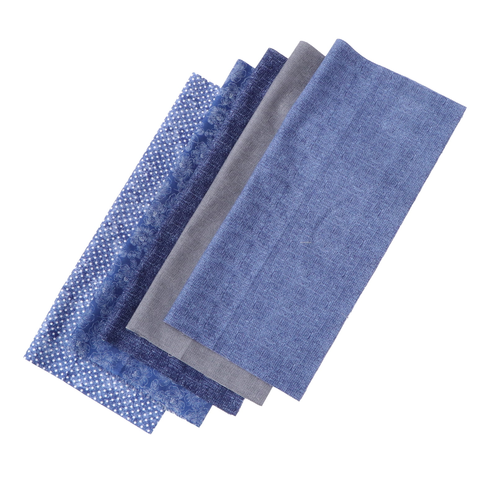 Hemoton Fabric Cotton Patchwork Cloth Diy Bundle Quilting Sewing Plain