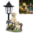 thumbnail image 5 of Solar Garden Dog Statue with Light, Garden Sculpture Waterproof Ornament for Patio Yard Porch, 5 of 9