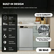 Equator18 Built in Dishwasher 10 Place8 Wash 1/2Load Sensor Wash110V E-Star