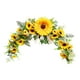 thumbnail image 5 of Girasol Swag Floral Swag Arco decorativo Corona para puerta delantera Boda Hogar Interior, 5 of 6