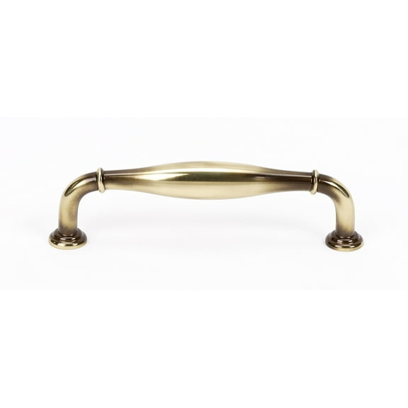 Alno A726-35-PA Charlie 3-1/2" Cabinet Pull Polished Antique