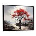 thumbnail image 2 of Designart "Crimson Baobab Wilderness I" Tree Baobab Floater Framed Canvas Wall Art, 2 of 5