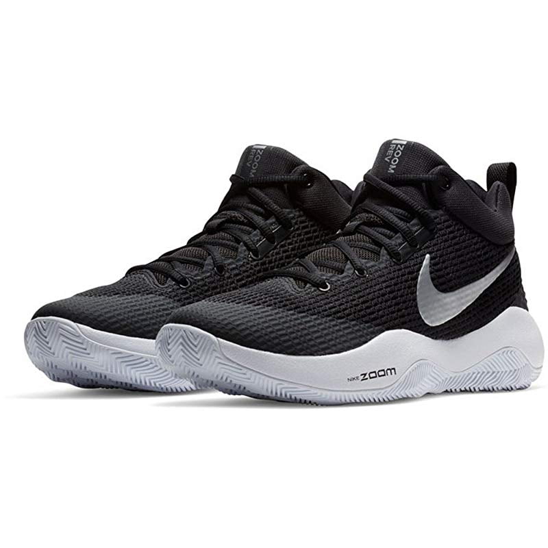 Nike - Nike Men's Zoom Rev TB Basketball Shoes, Black/Metallic Silver ...