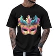 thumbnail image 1 of Tops para hombre, blusas y camisas de manga corta con cuello redondo para hombre, camisetas casuales con estampado de moda para hombre, blusa de manga corta, blusa de poliéster para hombre., 1 of 5
