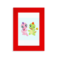 thumbnail image 1 of Dinosaur Kingdom Love You Picture Display Art Red Photo Frame, 1 of 4