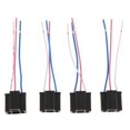 thumbnail image 4 of 4 Pieces H4 Headlight Fog Light Wire Harness Adapter H4 Extension 3 Wire Harness Lamp Female Sockets, 4 of 9