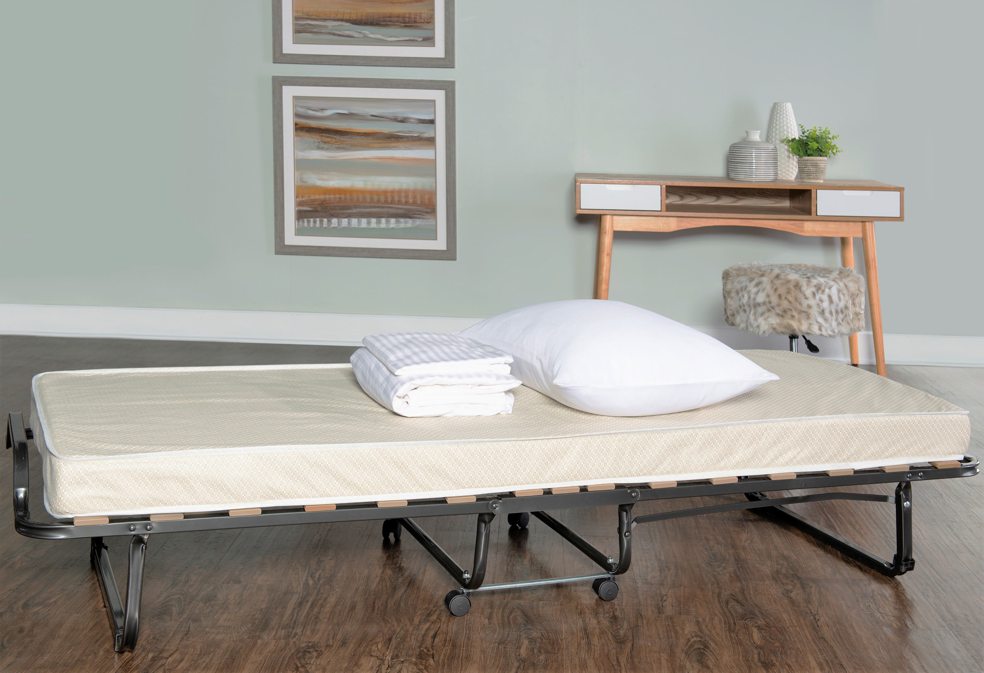rollaway guest bed with memory foam mattress