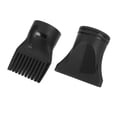 thumbnail image 4 of Shisuyan 2pcs Salon Hair Dryer Nozzle Attachment Universal Styling Hair Nozzle With Flat And Comb Design Plastic Easy Installation Suitable For Hairdressing, 4 of 9