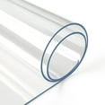 thumbnail image 2 of 2.0mm Clear Desk Cover Protector, 28×54 Inch Clear Table Protector, Rectangular Vinyl Desk Pad, PVC Plastic Table Cover for Office, Dresser, Night Stand, Computer & Writing Desk Tabletop, 2 of 8