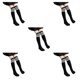 thumbnail image 3 of Qarigey Calcetines de tubo medio de moda hasta la rodilla de algodón puro hermoso regalo medias antideslizantes para niños tipo 4 tipo 4 5piezas Qarigey CBP257862, 3 of 4
