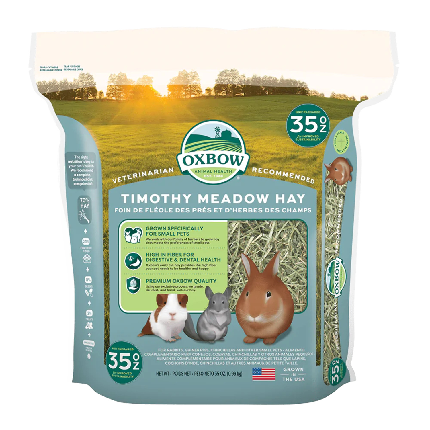 Oxbow Timothy Meadow Hay 35 oz.