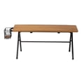 thumbnail image 2 of Baxton Studio Table Basse Basse Marron Naturel et Noir avec Panier, 2 of 5
