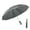 Gray, variant on Fully Automatic Reverse Folding Umbrella with Carabiner Handle, 10 Ribs Windproof Travel Umbrella for Men and Women, Pink (42 inches / 106.6 cm)