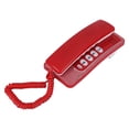 thumbnail image 2 of DEWIN Wall Mount Landline Telephone Extension No Caller ID Home Phone For Hotel Family(Red), 2 of 14