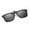Black Gray, variant on tooloflife Fashion Glasses Clip-on Sunglasses Silicone Clip Polarized Lens Anti-UV Unisex Adults