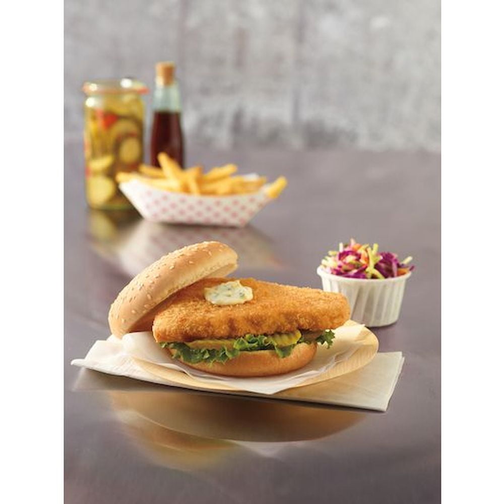 Trident Seafoods Crunchy Panko Raw Breaded Cod Wedge 4 Ounce Portions, 10 Pound -- 1 each
