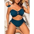 thumbnail image 2 of Top-kevin Womens Plus Size Bikini Set - Tummy Control, High Waisted 2 Piece Swimsuits Bathing Suits, 2 of 9