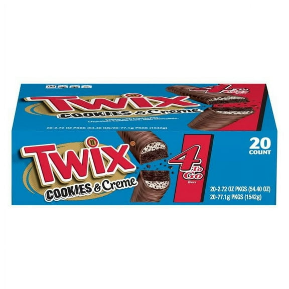 Twix Cookies & Creme 2.72oz King Size 20 Count