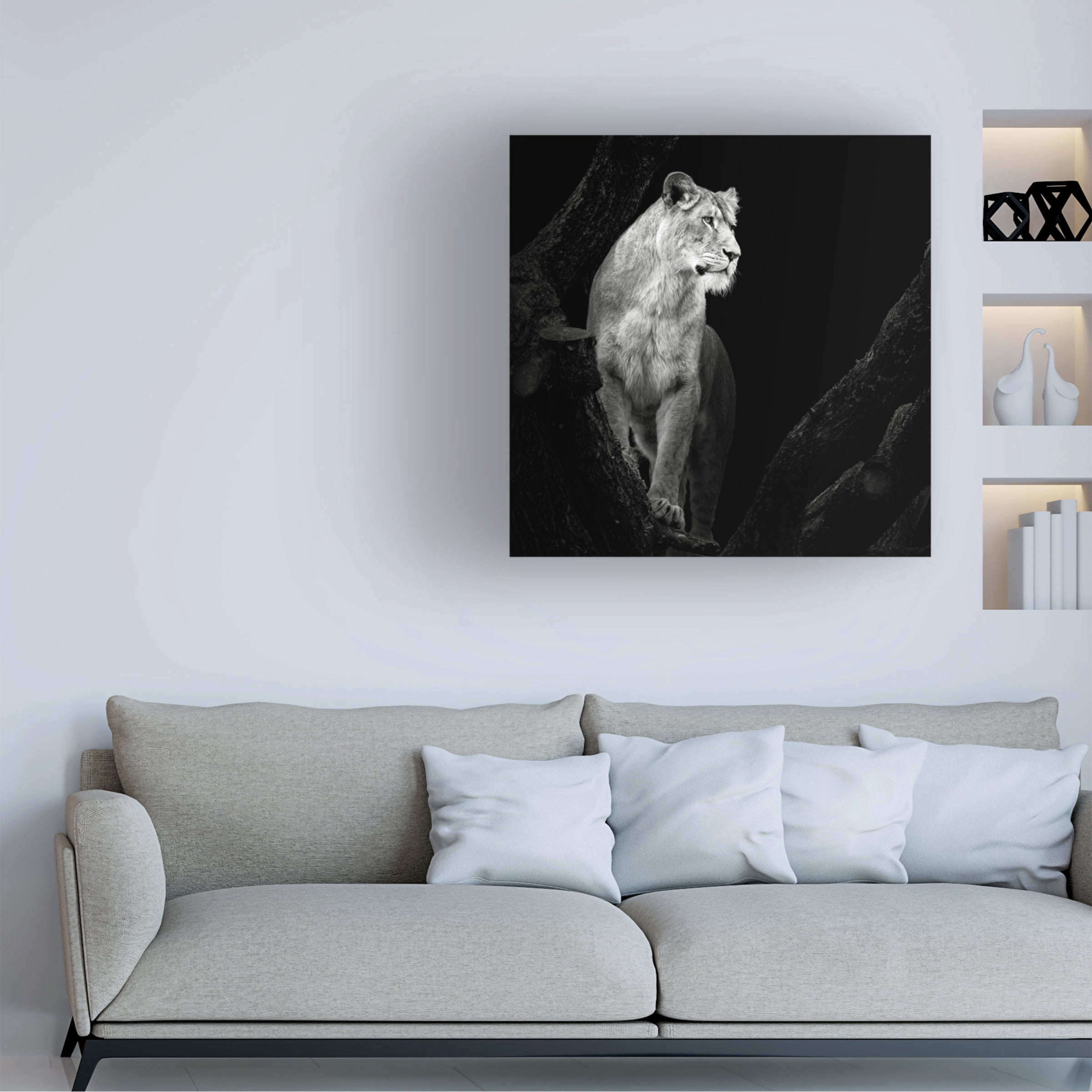 Trademark Fine Art Christian Meermann Lioness Canvas Wall Art